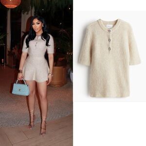 MOHAIR-BLEND RIB-KNIT TOP